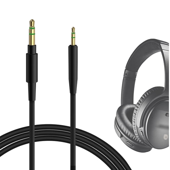 Geekria Audio Cable Compatible with Boses QuietComfort, QC Ultra/SE/45/35 II/35, 700 Headphones, 2.5mm to 3.5mm Replacement Stereo Cord (4 ft/1.2 m)