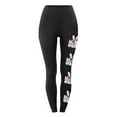 thumbnail image 4 of EQWLJWE 2024 Easter Bunny Print Workout Leggings for Women Girls Yoga Pants Slim High Waist Plus Size Compression Tights Pants(Black,M), 4 of 4