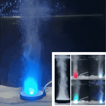 Carefree Fish Bubbler Air Stone for Fish Aquarium Rock Light Decoration Aerator Diffuser No Pump 4in