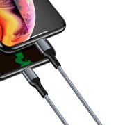 Yammee Double USB C Charger Cable Braided Nylon 66W Fast Charging for Smartphone Tablets