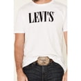 thumbnail image 3 of Levi's Men's White Serif Logo Graphic T-Shirt White X-Large  US, 3 of 5