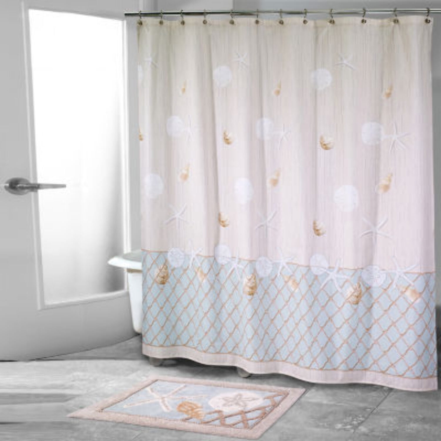 Avanti Linens Seaglass Shower Curtain