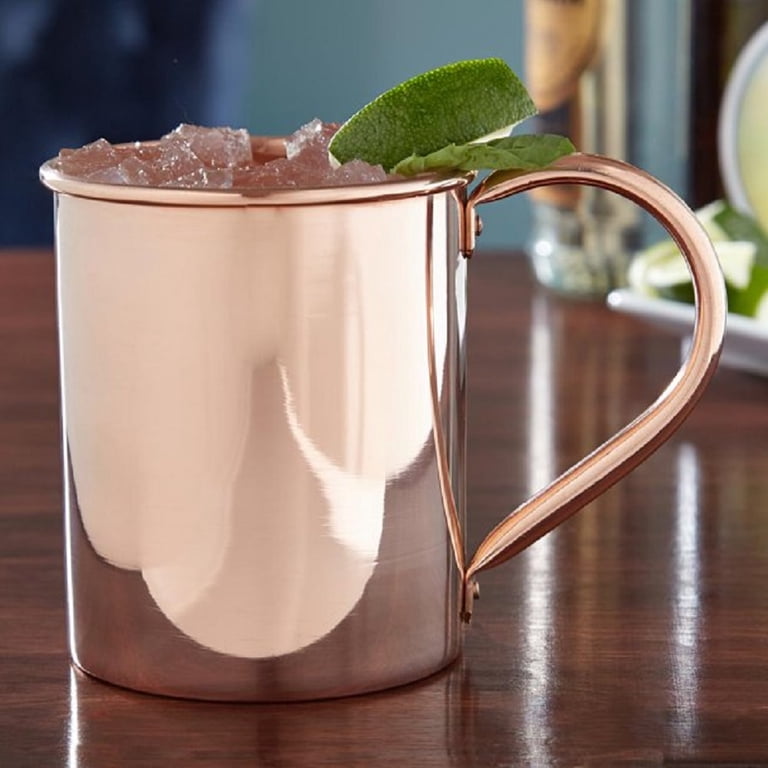 Madhu's Collection - Moscow Mule Copper Mugs, Set of 4, Assorted  Colors/Finish, Perfect for Tea, Beer, Cocktails, Gift - Walmart.com