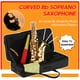thumbnail image 5 of Saxofón soprano Bb Yeacher Lacado dorado con estuche de instrumentos, 5 of 8