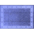 thumbnail image 1 of Ahgly Company Machine Washable Indoor Rectangle Oriental Blue Traditional Area Rugs, 2' x 4', 1 of 4