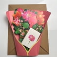 thumbnail image 1 of Tarjeta de felicitación del día de la madre Mano de papel 3D creativa que sostiene flores Gracias por la bendición, 1 of 6