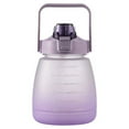 thumbnail image 1 of Bouteille d'Eau Portable Sans BPA 1400ML avec Marquages Temporels, 1 of 2