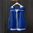 thumbnail image 7 of Women's Sleeveless Zip Up Hoodie Vest, Casual Sporty Jacket with Drawstring Hem and Mesh Lining, Solid Color Lightweight Outerwear for Running, Gym, and Summer Outdoor Activities, 7 of 7
