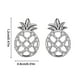 thumbnail image 3 of S925 Plata con Piña Pendientes Estilo Mori Fruta Pequeña Pendientes de Verano Regalo, 3 of 4
