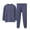 Blue, variant on Children’s Thermal Underwear Set Winter Warm Base Layer Long Johns for Kids, Thickened Cold Weather Thermal Underwear Set