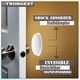 thumbnail image 2 of Rawiri Tope para manija de puerta de pared más fuerte, juego de 5,08 cm. Juego de 6 piezas de perilla de puerta de goma transparente, almohadilla protectora de pared redonda. Protector de pared, 2 of 5
