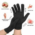 thumbnail image 2 of 1Pairs Compression Arthritis Gloves - Full finger Arthritis Fit Carpal Tunnel Hand Wrist Brace, Computer Typing(L), 2 of 6
