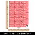 thumbnail image 2 of Processed Border Top Bottom Sticker Set - Red - Matte Finish - 1.5" Small, 2 of 7