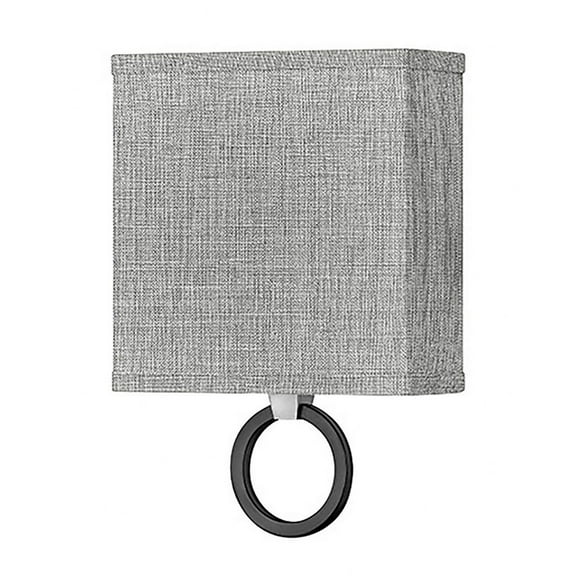 41201BN Hinkley Lighting Link - 16W 1 LED Wall Sconce in Traditional Style - 8 Inches Wide by 11.75 Inches High-Brushed Nickel Finish-Heathered Gray