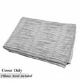 thumbnail image 5 of Taupe Floor Pillow Lounger Cover, Picture of a Parquet Grey Wood Texture Rusty Retro Antique Aged Display Striped Tile, Nap Mat Printed Fabric Case for 5 Pillows, 88" x 36", Taupe Grey, by Ambesonne, 5 of 5