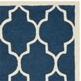 thumbnail image 3 of Safavieh Cambridge 3' X 5' Hand Tufted Wool Rug in Navy and Ivory, 3 of 3