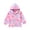 Pink, variant on CPNG Toddler Girls Versatile Outdoor Hooded Jacket Cute Cartoon Windbreaker Coats Full Zip Lightweight Cute Graphic Outerwear Rain Jacket Coat with Pockets