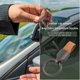 thumbnail image 4 of Leather Keychain Strap Men And Women Car Key Chain With Key Fob Metal Key Chains Clip Leather Car Keychain Car Interior, 4 of 5