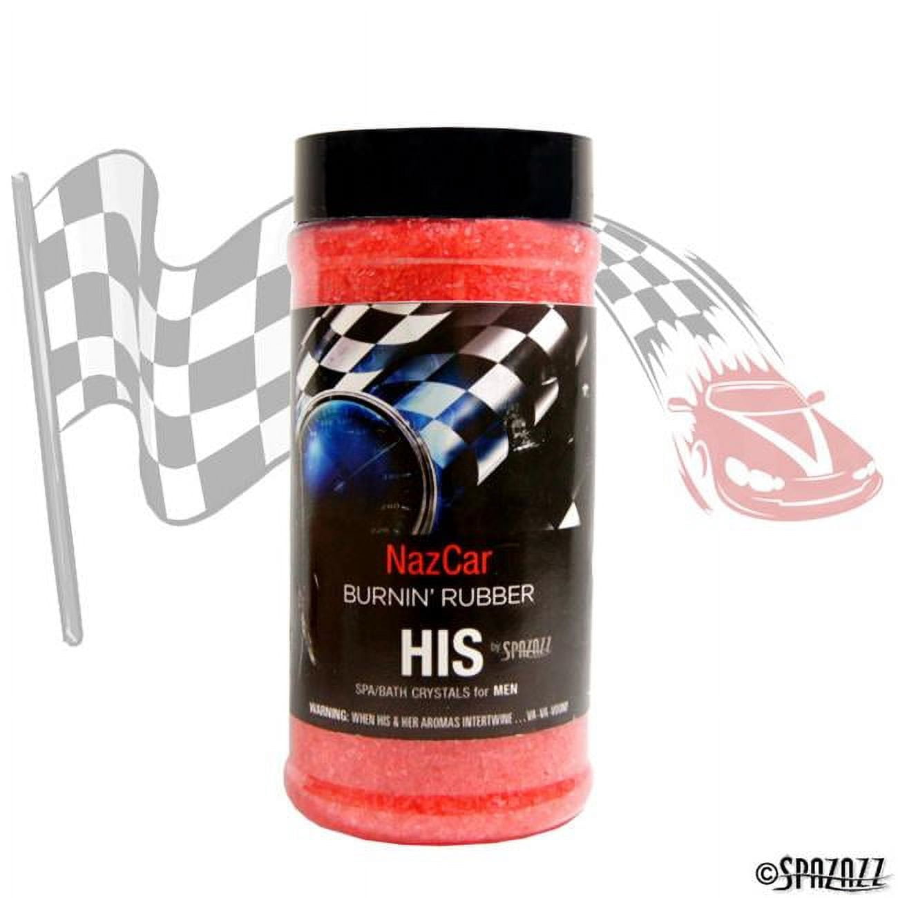 Spazazz SPZ-912 His Nazcar Burnin Rubber Crystals 17 oz Container