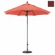 California Umbrella EFFO908-F69 9 Pi Marché Complet en Fibre de Verre Poulie Parapluie Ouverte Noir-Oléfine-Terre Cuite – image 1 sur 1