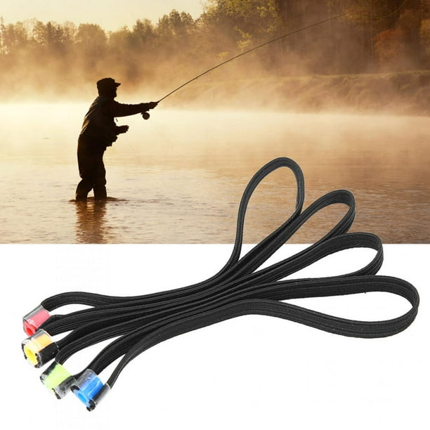 Fish Wire Loop Tackle, 4 Pack Elastic Fabric Lightweight Fishing