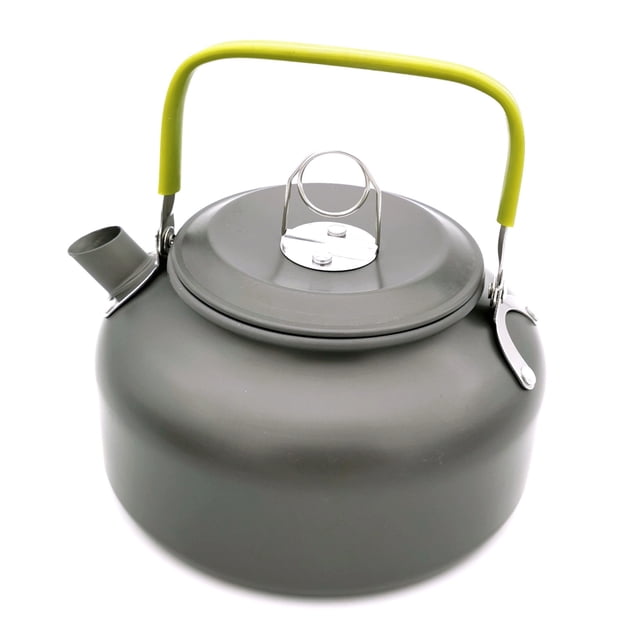 Mistaha Bouilloire Portable de Camping 800mL Théière en Alliage d'Aluminium pour Randonnée Chauffage Rapide
