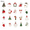 thumbnail image 1 of De aleación de colores mezclados colgante de Navidad collar pulsera decoración artesanía DIY fabricación de joyas 20 Piezas Scienceny HA001456-00, 1 of 6