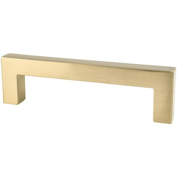 Berenson BE9025 40CZ 96 mm Center to Center Contemporary Advantage One Arch Pull, Champagne