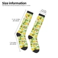 thumbnail image 2 of Naloa Cartoon Dinosaurs Thigh High Socks Extra Long Stretchy Sock Women Over Knee High Opaque Stocking Daily Wear, 2 of 6