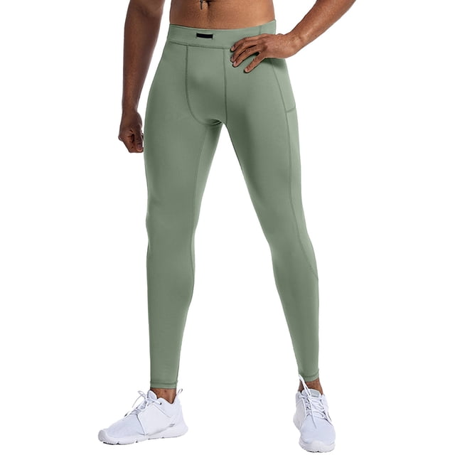 Men's Gym Pants for Training and Running – Comfortable Base Layer Compression Trousers for Sports and Fitness