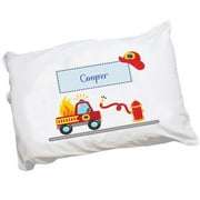 Personalized Fire Truck Pillowcase