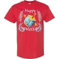 thumbnail image 3 of Inktastic Happy Hanukkah Dreidel and Laurels T-Shirt, 3 of 5