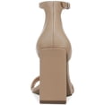 thumbnail image 3 of Bar III Womens Appel Faux Leather Ankle Strap Heels, 3 of 3