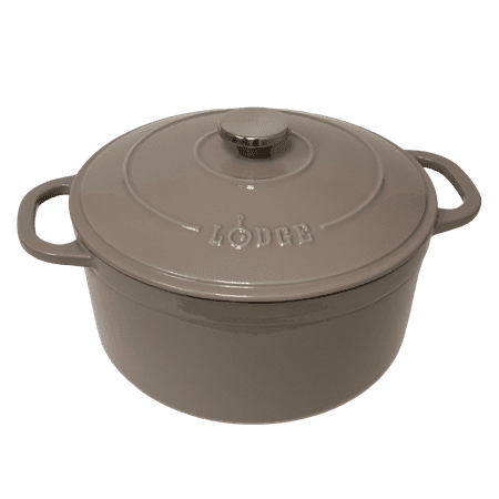 

Lodge Cast Iron 6.5 Quart Enameled Dutch Oven Ash