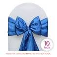 thumbnail image 4 of Your Chair Covers - 10 Pack Satin Sashes Royal Blue, 4 of 4