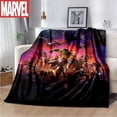 thumbnail image 2 of Manta de felpa suave de Marvel The Avengers, manta de franela para sala de estar, dormitorio, cama, sofá, funda de picnic, 2 of 5