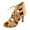 Brown-6cm heel, variant on Women's Dance Shoes Fashion High Heeled Sandals For Ladies Lace-up Indoor Performanc Ballroom Tango