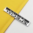 thumbnail image 3 of 2Pcs Chrome Metal Car Special Edition Logo Rear Trunk Sport Emblem Racing SUV Coupe Sticker 3D Decal (Silver&Black), 3 of 6