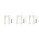 thumbnail image 1 of Vogacara 1 par de estribos laterales de Metal, estribos de Pedal, pedales deslizantes, piezas de mejora de Control remoto, reemplazo para Jimny Blanco 3piezas Vogacara CBP186909, 1 of 6