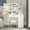 White 2, variant on Caulitar Vanity Set with Sliding Mirror and Stool, White Vanity Desk with Brightness Adjustment, Makeup Table with 6 Drawers and 6 Shelves for Women