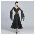 thumbnail image 5 of Ballroom Dance Dress For Women National Standard Waltz Swing Floating Sleeve Modern Performance Costume, 5 of 7