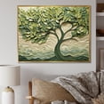 thumbnail image 2 of Designart "American Basswood Collage A Tree's Tapestry III" Oversized Landscapes Framed Wall Art - Country Green Tree Bedroom Framed Canvas Wall Art, 2 of 7