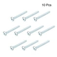 thumbnail image 4 of M6x60mm Furniture Screw Hex Socket Cap Machine Screws Zinc Plated Fasteners Bolts Full Thread Carbon Steel 10 Pcs, 4 of 4