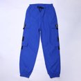 thumbnail image 5 of Ketyyh-chn99 Girls' Flared Leg Sweatpants Kids Unisex Soft Fleece Casual Pull On Jogger Sweatpants with Pockets for Boys or Girls for 7-8 Years,Blue, 5 of 5