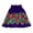 Purple, variant on Hawaiian Pa'u Hula Skirt, Hawaii Dance Skirts For Women, Hibiscus Flower