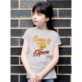 thumbnail image 2 of Welcome Vibes - Open Sign Emoji Graphic Youth's T-shirt, 2 of 4