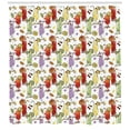 thumbnail image 3 of Ambesonne Bar Shower Curtain, Colorful Watercolor Cocktails, 69"Wx84"L, Multicolor, 3 of 3
