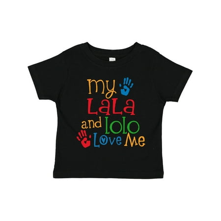 

Inktastic Lala Lolo Loves Me Grandchild Gift Toddler Boy or Toddler Girl T-Shirt