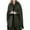 Army Green, variant on Women's Poncho Cape with Pockets, Hooded Cloak for Women Plus Size Open Front Cardigan Shawls Coat Trench Outwear (X-Large, Dark Blue)
