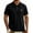 Black, variant on Mens Polo Shirts Short Sleeve Black Golf Casual Shirt Collared Work Pullover Loose Fit Business Tops